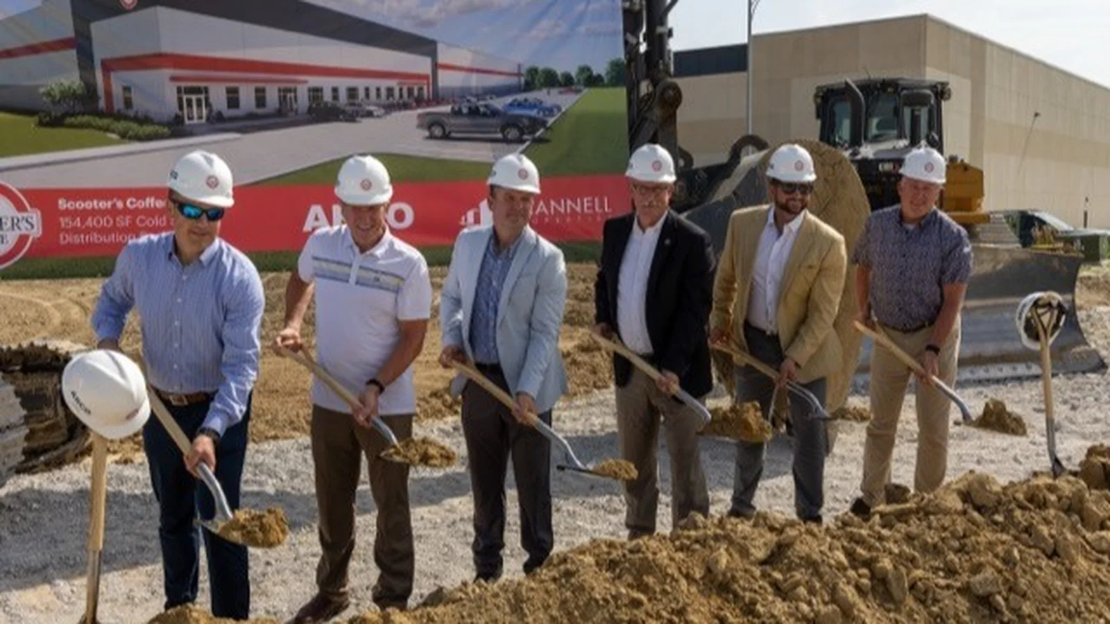 Scooter’s Coffee breaks ground on $40M Nebraska distribution center