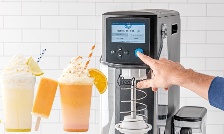 f’real by Rich’s Debuts New Blender and Summer Flavors: Orange Creamsicle Milkshake and Frozen Lemonade