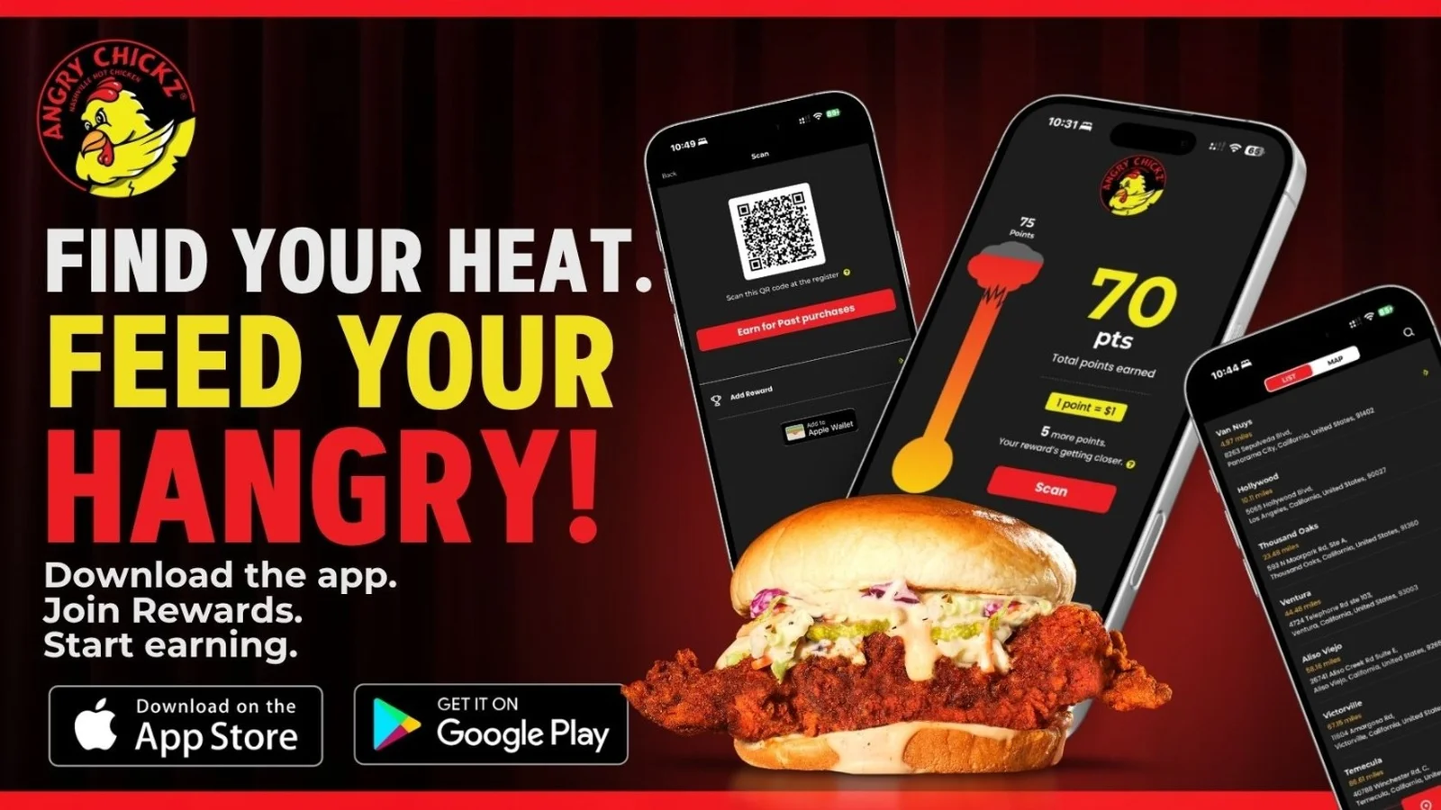 Angry Chickz turns up heat with new loyalty program, app