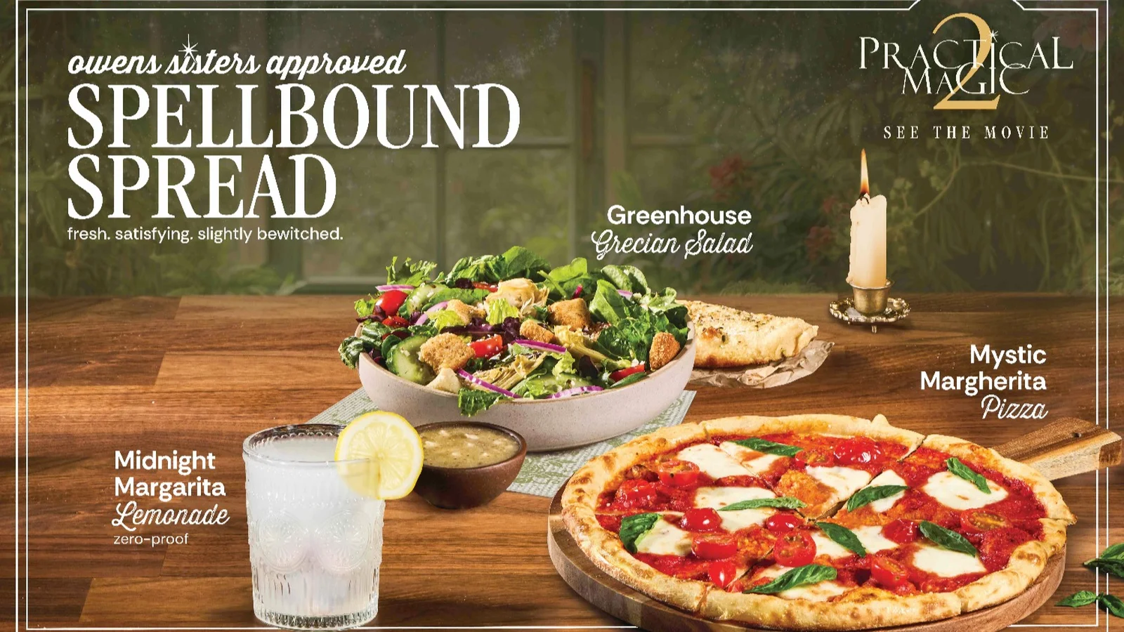 Blaze Pizza launches 'Practical Magic 2' inspired menu