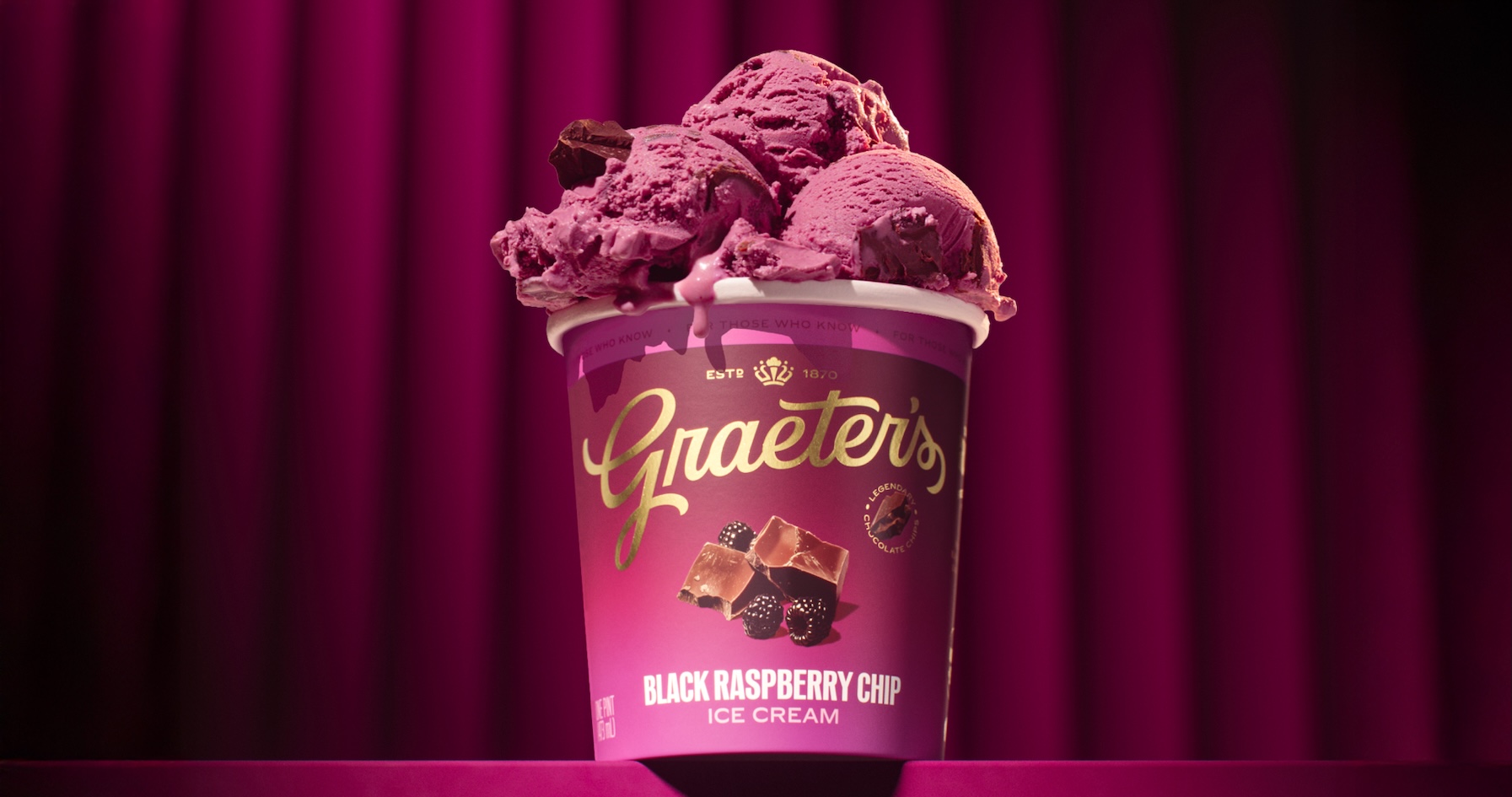 Graeter's signature Black Raspberry Chip ice cream was a customer's idea