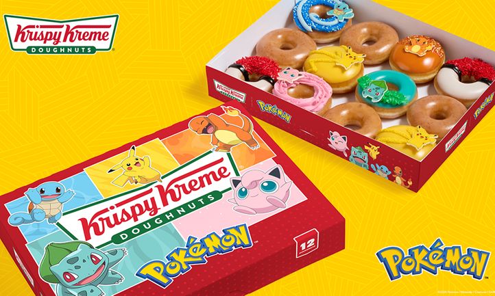I Choose You! Krispy Kreme Launches All-New Pokémon Doughnut Collection Featuring Five Beloved Pokémon