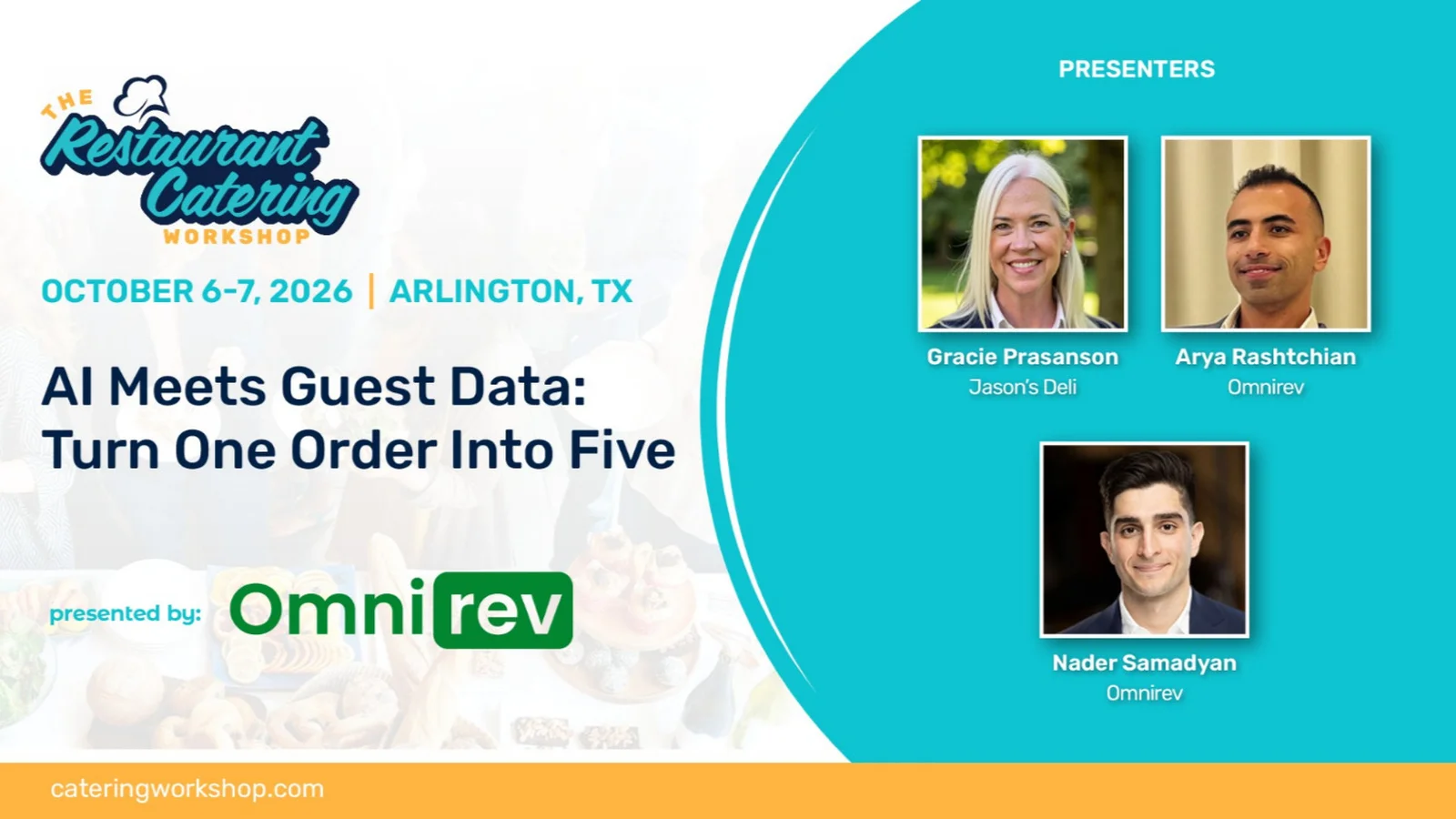 Jason's Deli, Omnirev leaders talk guest data, AI for driving repeat catering business