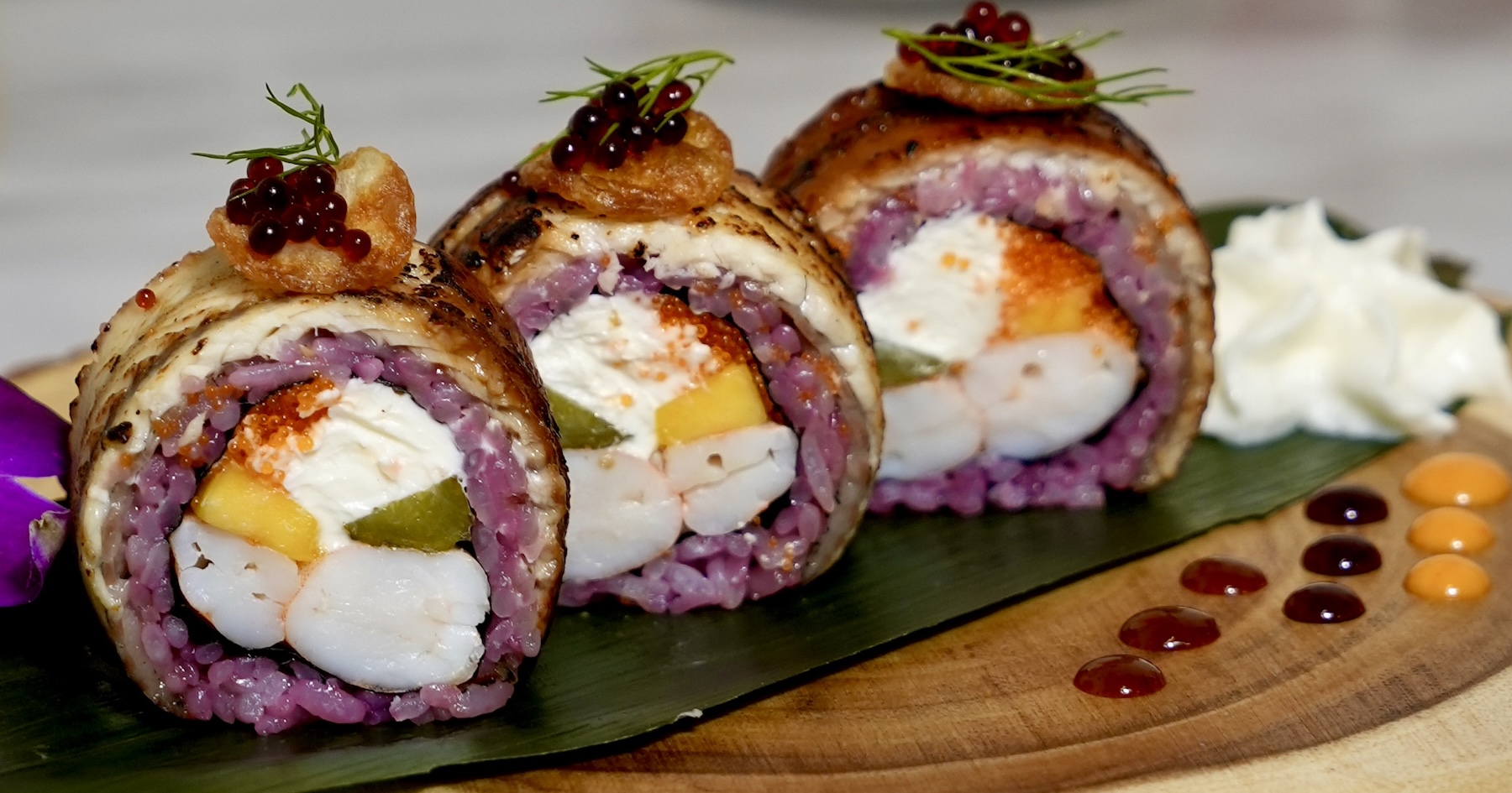 Kalyna is a shrub, a Ukrainian national symbol, and now, a sushi roll