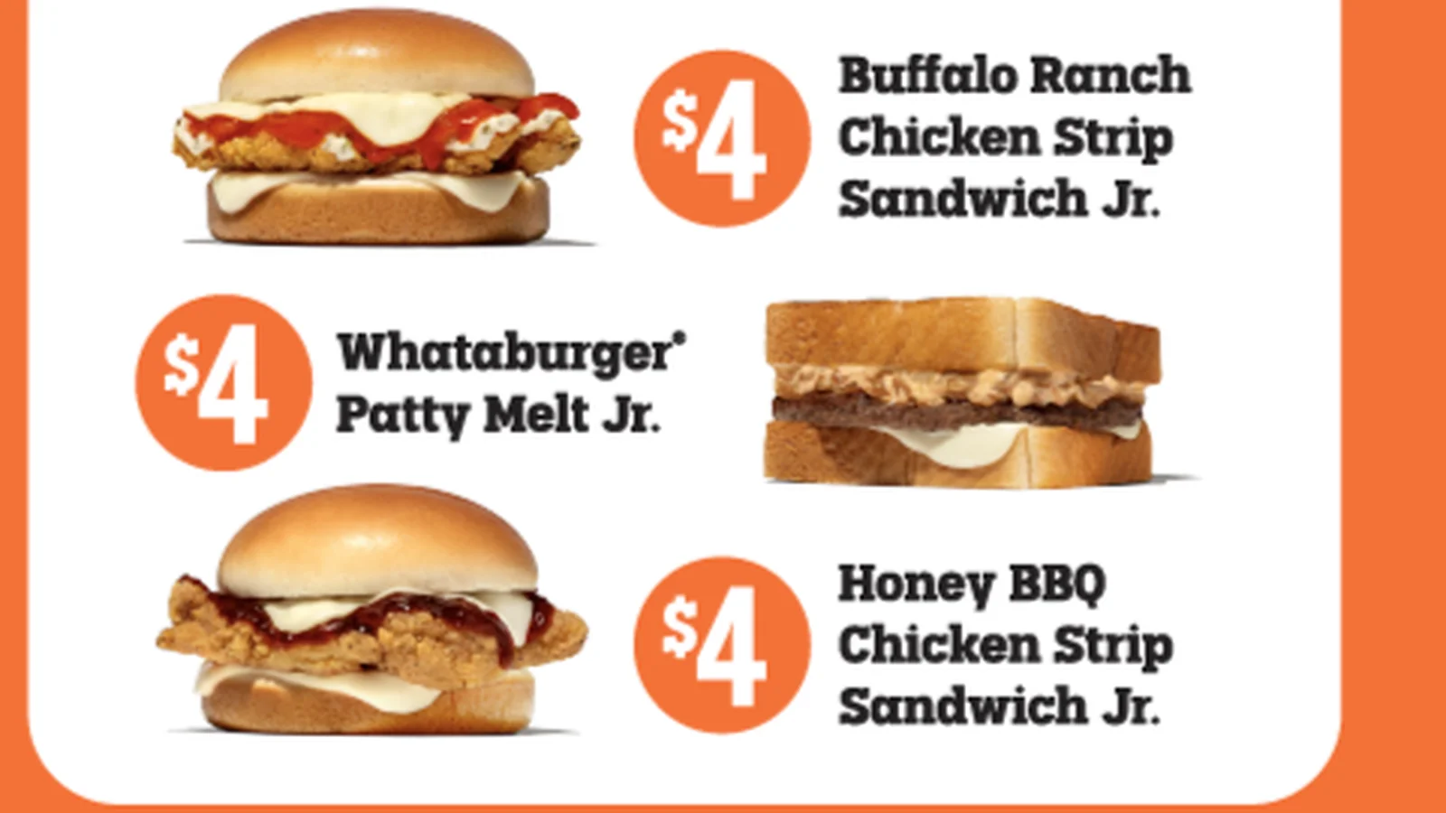 Whataburger launches More for $4 value menu