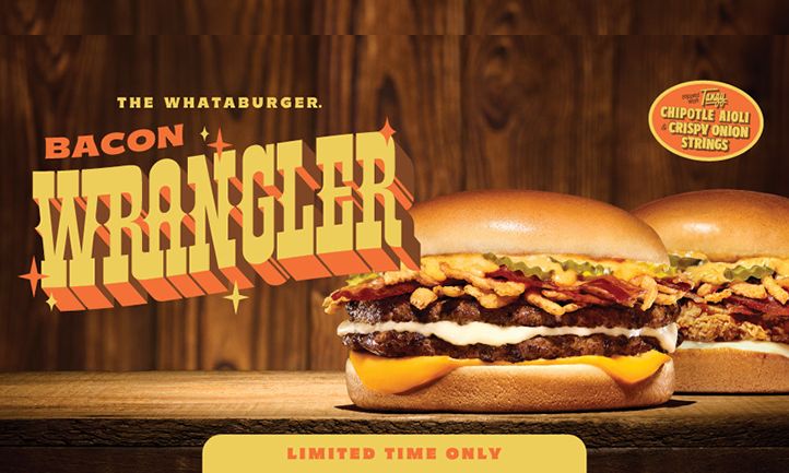 Whataburger’s Bacon Wrangler Double is Back in the Saddle with a New Partner