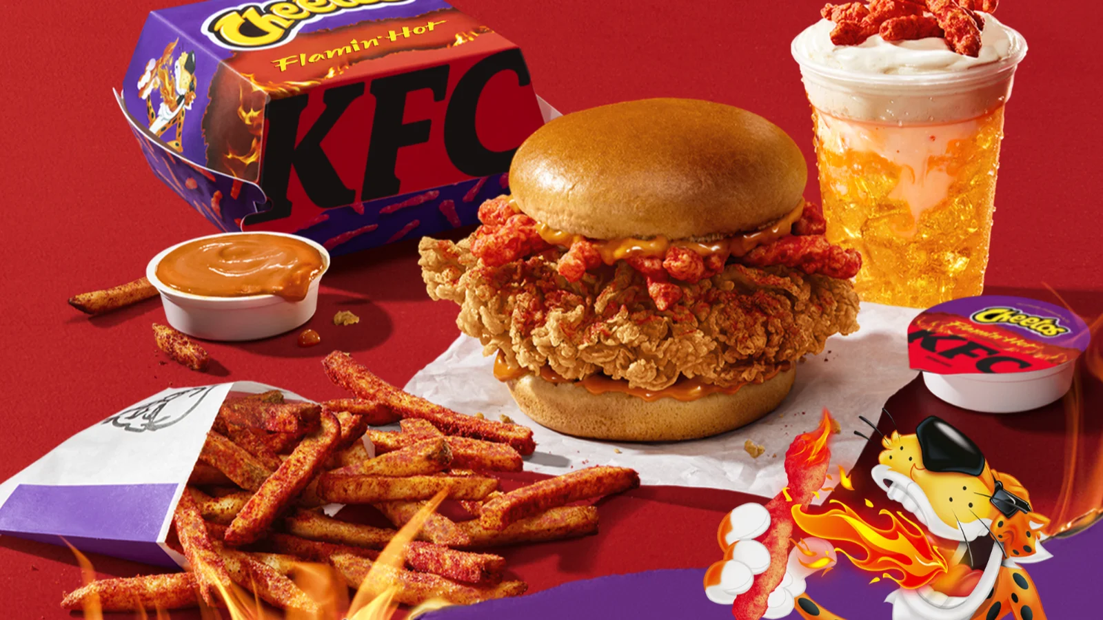 KFC Canada, Cheetos Flamin’ Hot turn up the heat with new collaboration