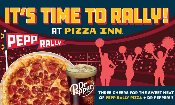 Pizza Inn and Dr Pepper Bring Back the Pepp Rally with SEC Championship Sweepstakes, Sending One Winner to Atlanta
