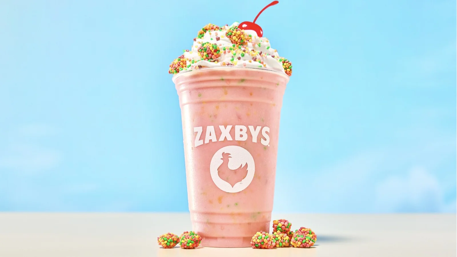 Zaxbys partners with Nerds to bring back strawberry milkshake